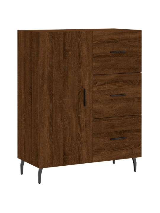 Augstais skapis, ozolkoka, 69,5x34x180 cm, inženierijas koks