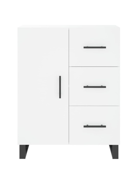 Augstais skapis, balts, 69,5x34x180 cm, inženierijas koks