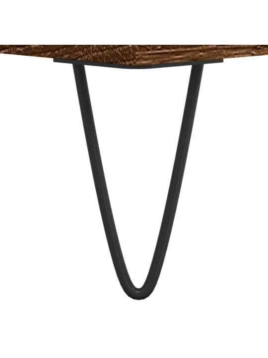 Augstais skapis, ozolkoka, 69,5x34x180 cm, inženierijas koks