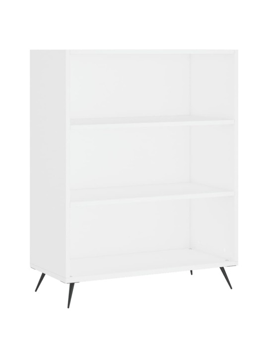 Augstais skapītis, 69,5x32,5x180 cm, inženierijas koks, balts
