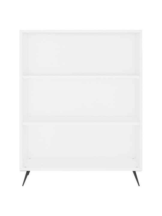 Augstais skapītis, 69,5x32,5x180 cm, inženierijas koks, balts