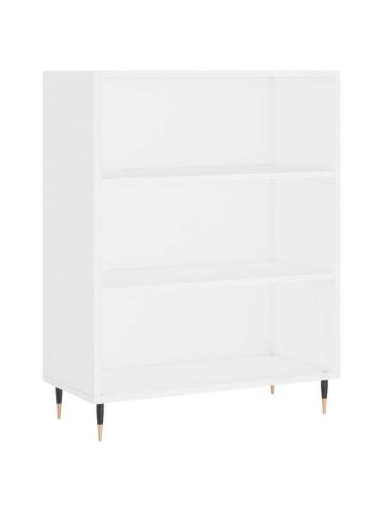 Augstais skapītis, 69,5x32,5x180 cm, inženierijas koks, balts