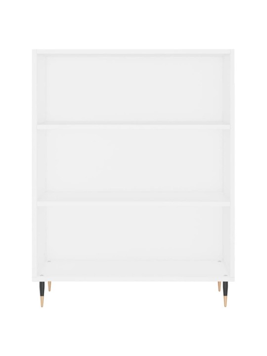 Augstais skapītis, 69,5x32,5x180 cm, inženierijas koks, balts