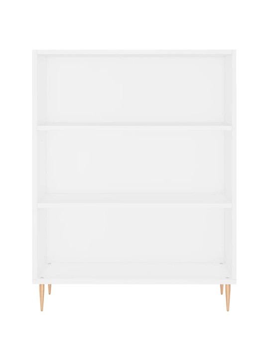 Augstais skapītis, 69,5x32,5x180 cm, inženierijas koks, balts