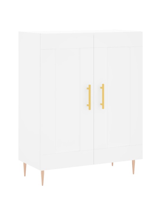 Augstais skapis, balts, 69,5x34x180 cm, inženierijas koks