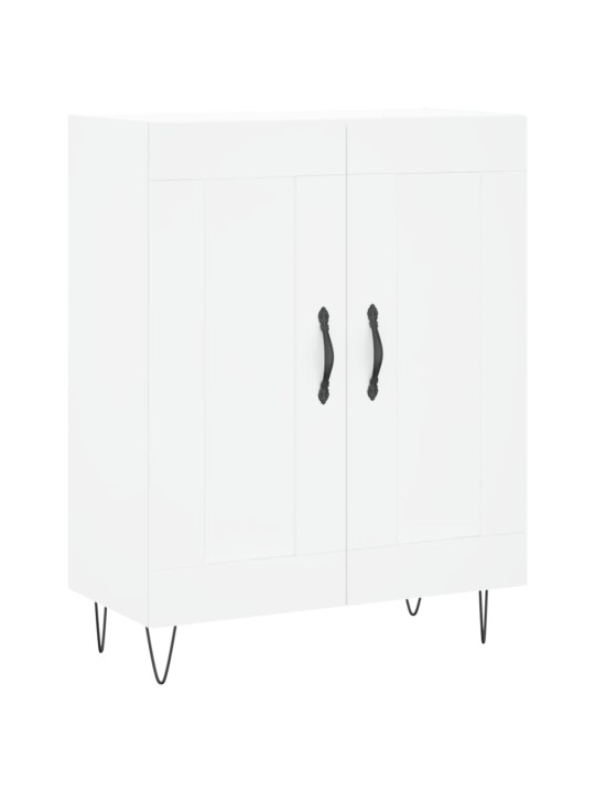 Augstais skapis, balts, 69,5x34x180 cm, inženierijas koks
