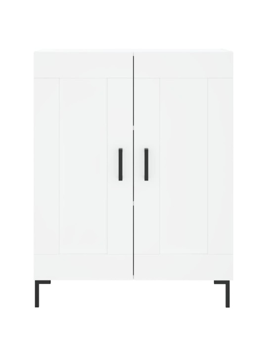 Augstais skapis, balts, 69,5x34x180 cm, inženierijas koks