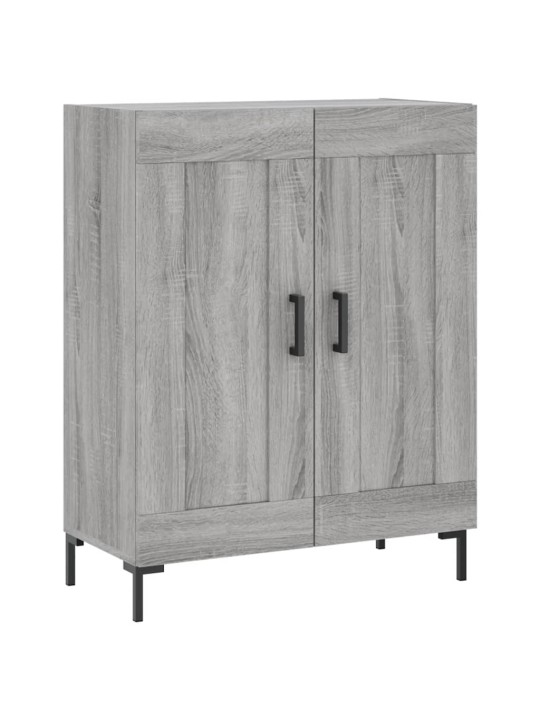 Augstais skapis, pelēks, 69,5x34x180 cm, inženierijas koks