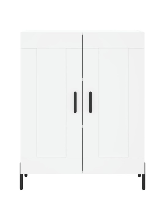 Augstais skapis, balts, 69,5x34x180 cm, inženierijas koks