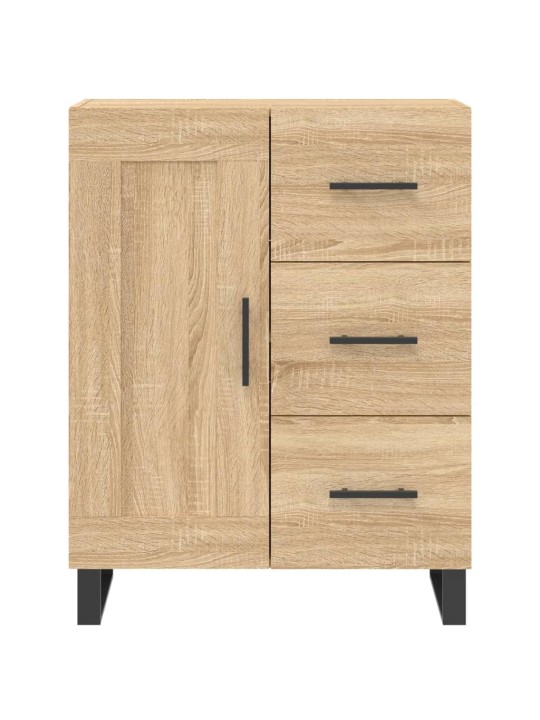 Augstais skapis, ozolkoka, 69,5x34x180 cm, inženierijas koks