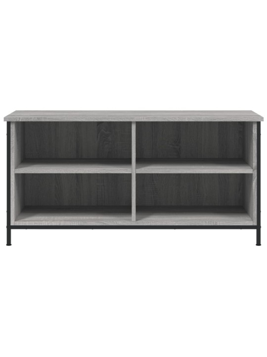 Tv skapītis, pelēka ozolkoka, 100x40x50 cm, inženierijas koks