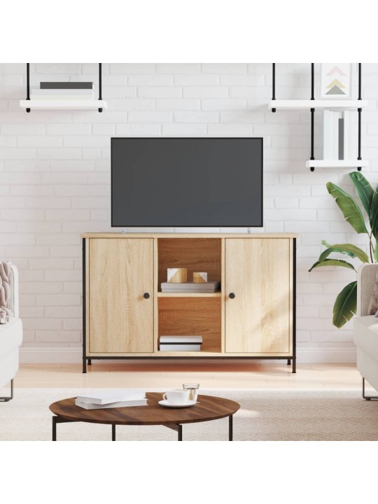 Tv plaukts, 100x35x65 cm, inženierijas koks, ozolkoka krāsa