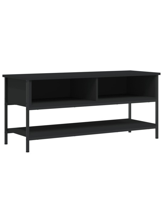 Tv plaukts, 100x35x45 cm, inženierijas koks, melns