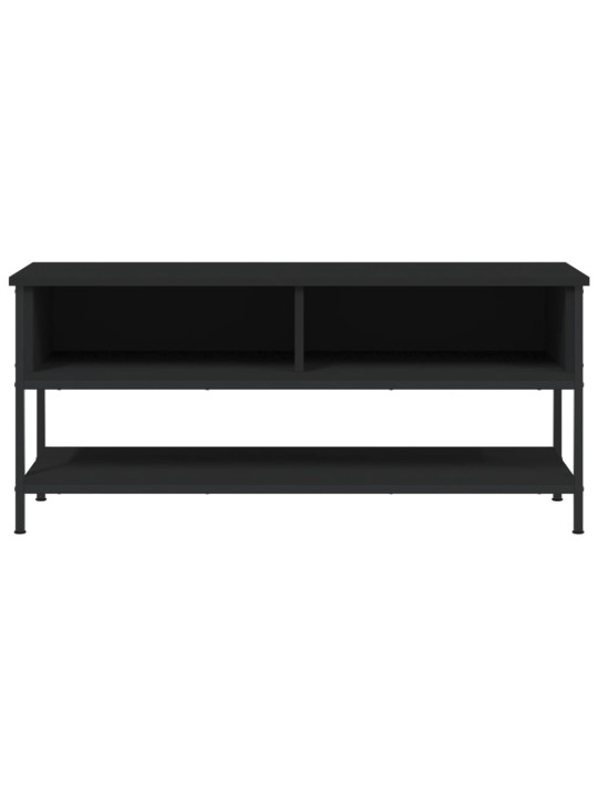 Tv plaukts, 100x35x45 cm, inženierijas koks, melns