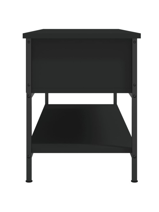 Tv plaukts, 100x35x45 cm, inženierijas koks, melns