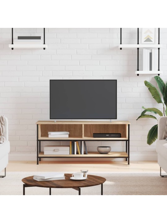 Tv plaukts, 100x35x45 cm, inženierijas koks, ozolkoka krāsa
