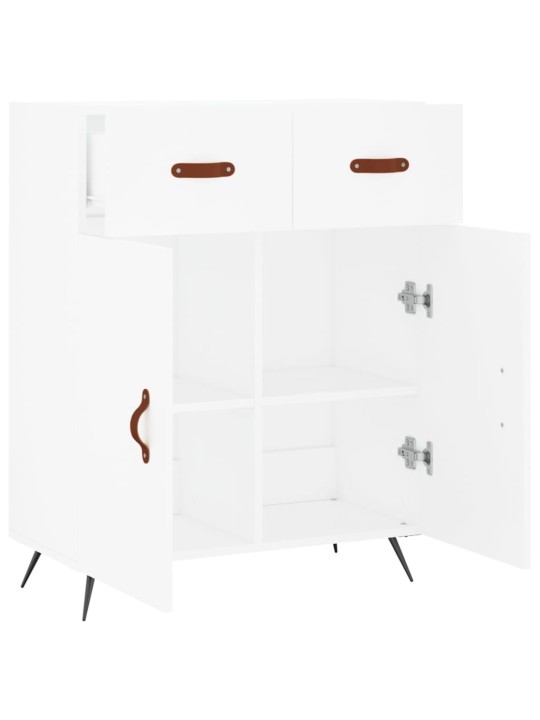 Kumode, balta, 69,5x34x90 cm, inženierijas koks