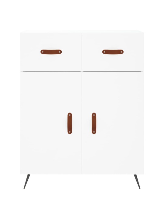 Kumode, balta, 69,5x34x90 cm, inženierijas koks