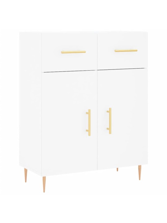 Kumode, balta, 69,5x34x90 cm, inženierijas koks