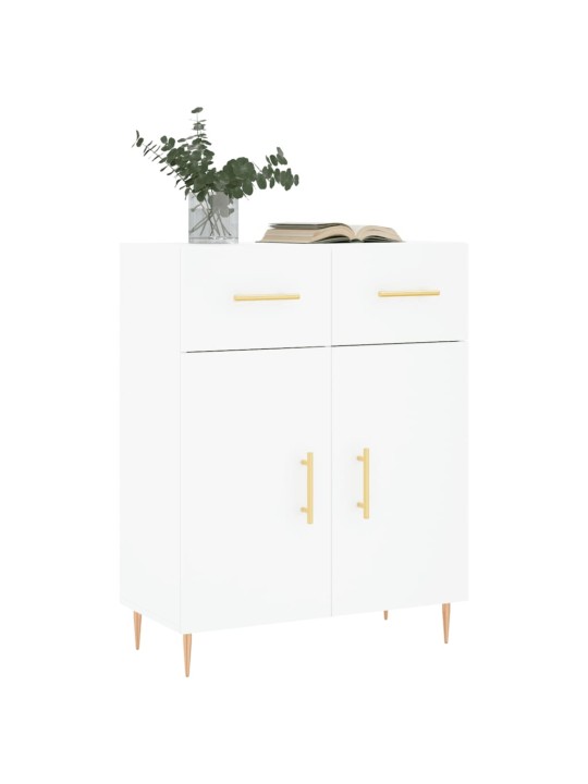 Kumode, balta, 69,5x34x90 cm, inženierijas koks