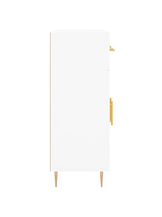 Kumode, balta, 69,5x34x90 cm, inženierijas koks