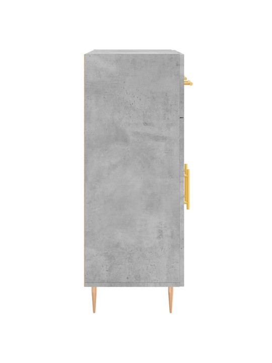 Kumode, betona pelēka, 69,5x34x90 cm, inženierijas koks