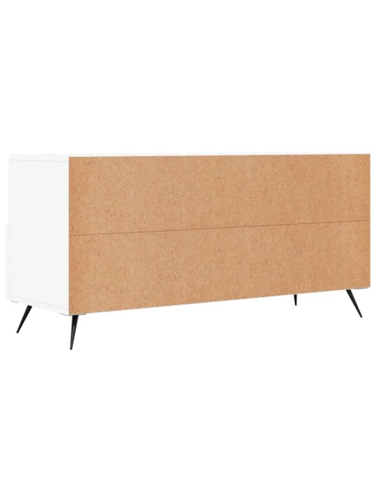 Tv skapītis, balts, 102x36x50 cm, inženierijas koks