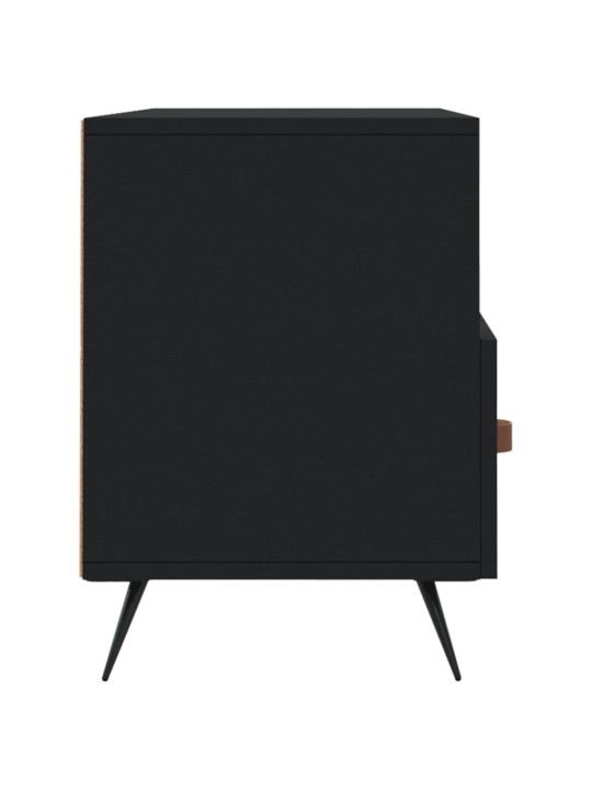 Tv skapītis, melns, 102x36x50 cm, inženierijas koks
