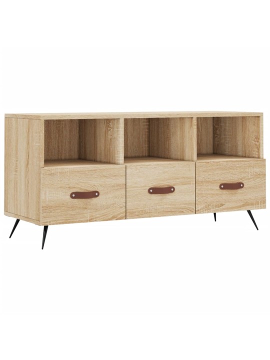 Tv skapītis, ozolkoka krāsa, 102x36x50 cm, inženierijas koks