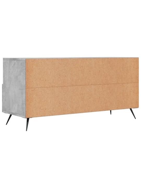 Tv skapītis, betona pelēks, 102x36x50 cm, inženierijas koks