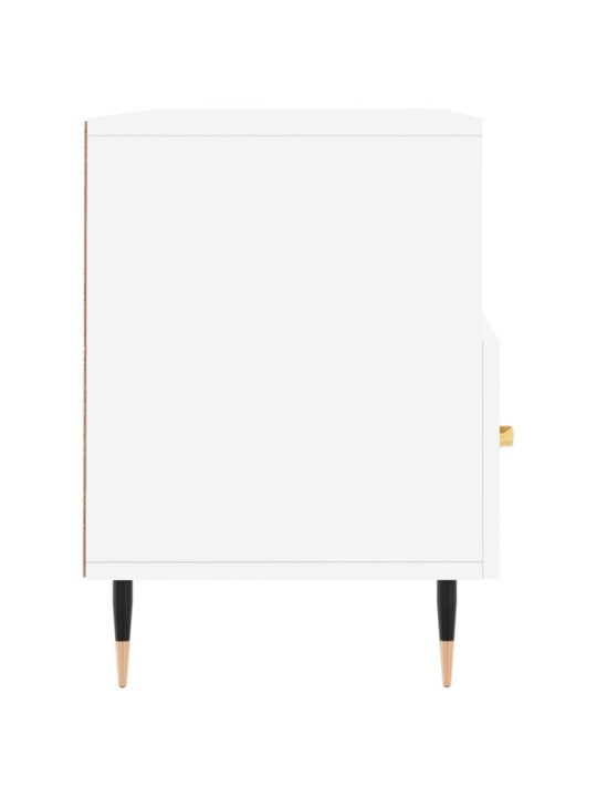 Tv skapītis, balts, 102x36x50 cm, inženierijas koks