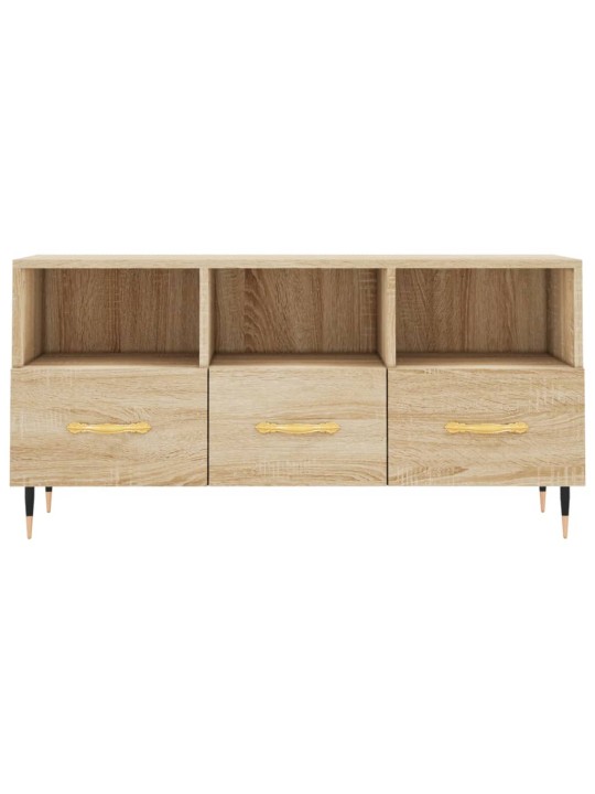 Tv skapītis, ozolkoka krāsa, 102x36x50 cm, inženierijas koks