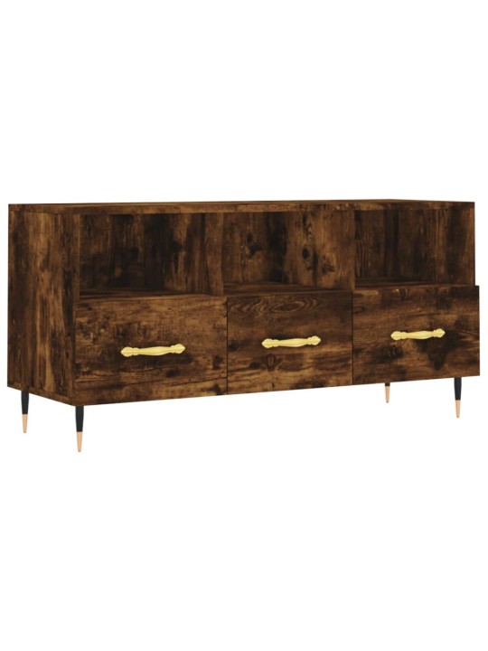 Tv skapītis, ozolkoka krāsa, 102x36x50 cm, inženierijas koks