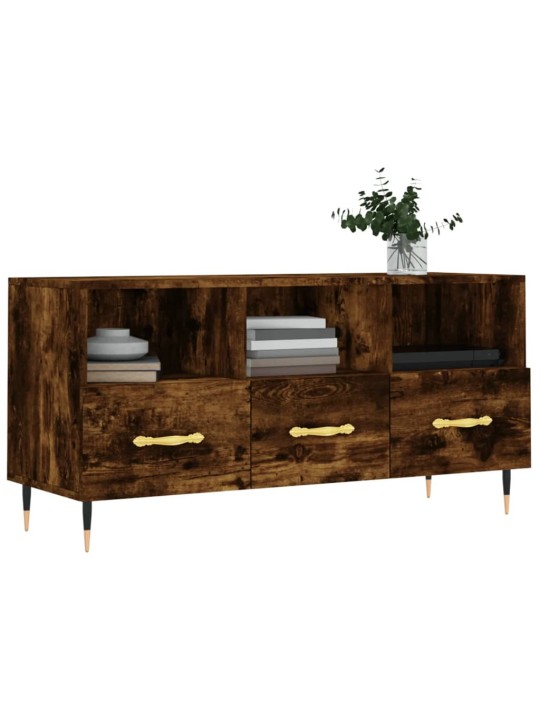 Tv skapītis, ozolkoka krāsa, 102x36x50 cm, inženierijas koks