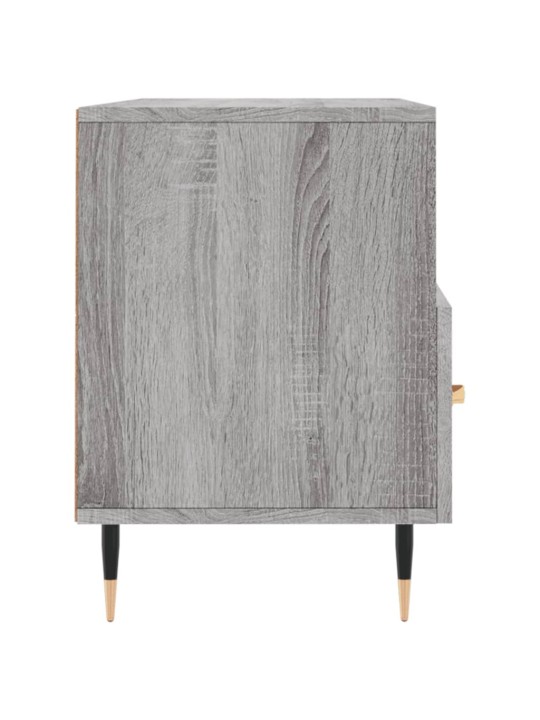 Tv skapītis, pelēka ozolkoka, 102x36x50 cm, inženierijas koks