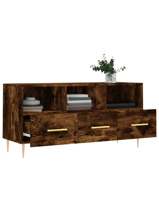 Tv skapītis, ozolkoka krāsa, 102x36x50 cm, inženierijas koks