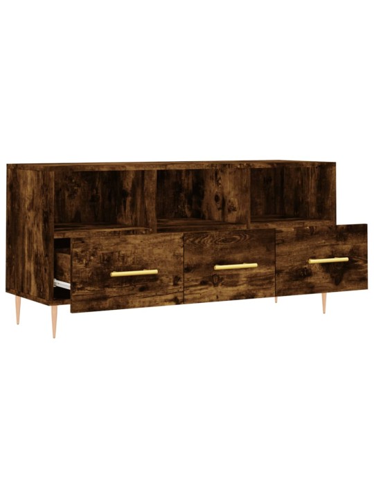 Tv skapītis, ozolkoka krāsa, 102x36x50 cm, inženierijas koks