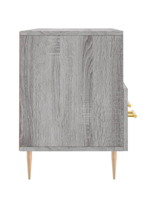 Tv skapītis, pelēka ozolkoka, 102x36x50 cm, inženierijas koks