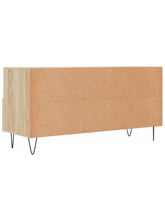 Tv skapītis, ozolkoka krāsa, 102x36x50 cm, inženierijas koks