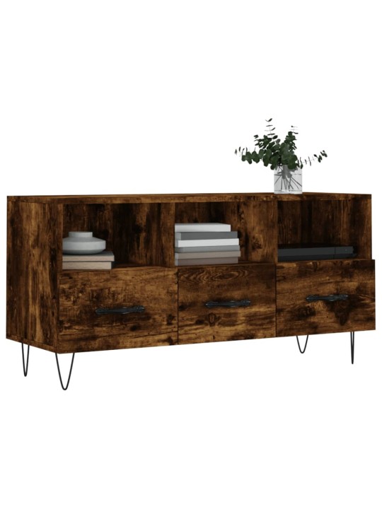 Tv skapītis, ozolkoka krāsa, 102x36x50 cm, inženierijas koks