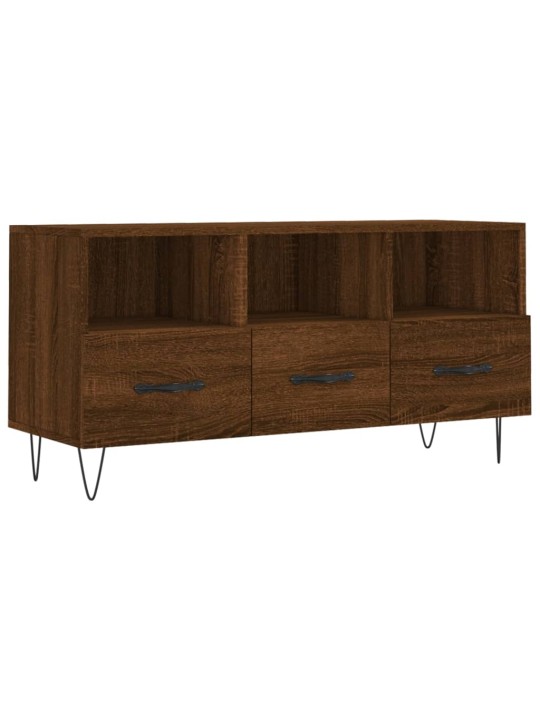 Tv skapītis, ozolkoka krāsa, 102x36x50 cm, inženierijas koks