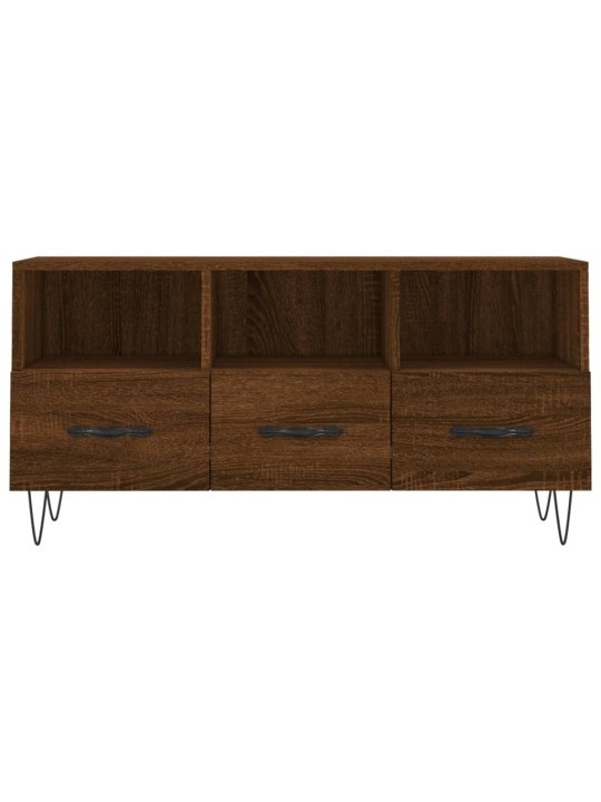 Tv skapītis, ozolkoka krāsa, 102x36x50 cm, inženierijas koks