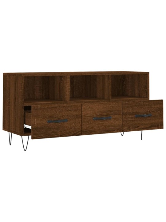 Tv skapītis, ozolkoka krāsa, 102x36x50 cm, inženierijas koks