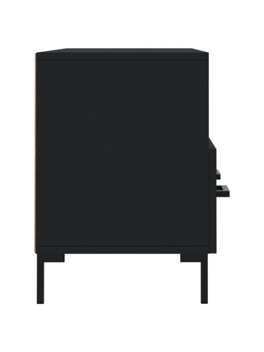Tv skapītis, melns, 102x36x50 cm, inženierijas koks