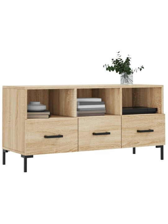 Tv skapītis, ozolkoka krāsa, 102x36x50 cm, inženierijas koks