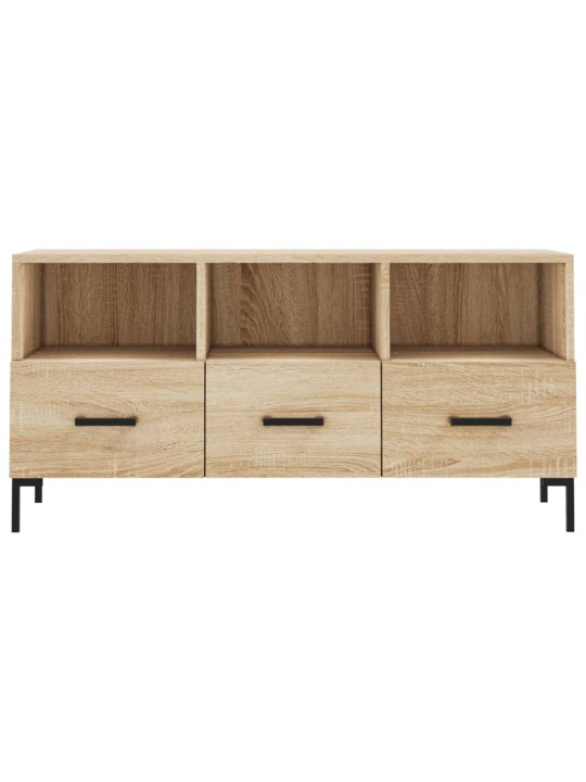 Tv skapītis, ozolkoka krāsa, 102x36x50 cm, inženierijas koks