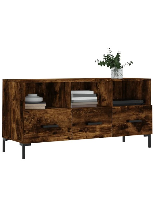 Tv skapītis, ozolkoka krāsa, 102x36x50 cm, inženierijas koks