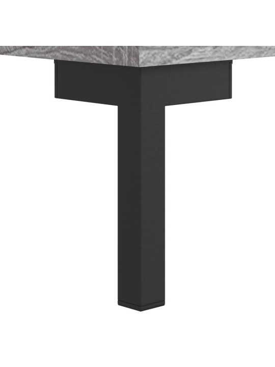 Tv skapītis, pelēka ozolkoka, 102x36x50 cm, inženierijas koks