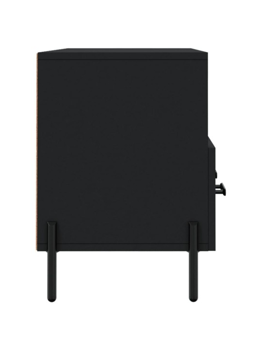 Tv skapītis, melns, 102x36x50 cm, inženierijas koks