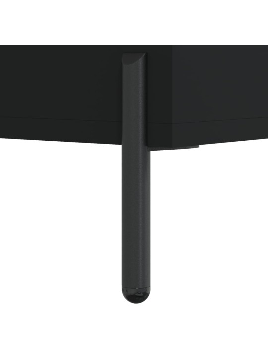 Tv skapītis, melns, 102x36x50 cm, inženierijas koks